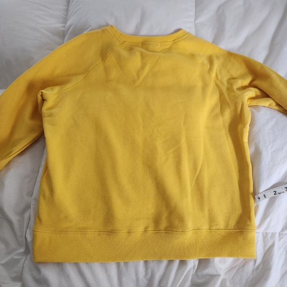 rebecca minkoff Lover Sweatshirt Pullover Sunshine Yellow Size Medium - Picture 5 of 10